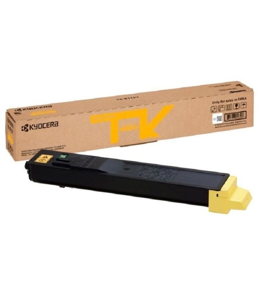 Картридж лазерный Kyocera TK-8115Y (1T02P3ANL0) желтый для M8124cidn/M8130cidn 6000 стр.