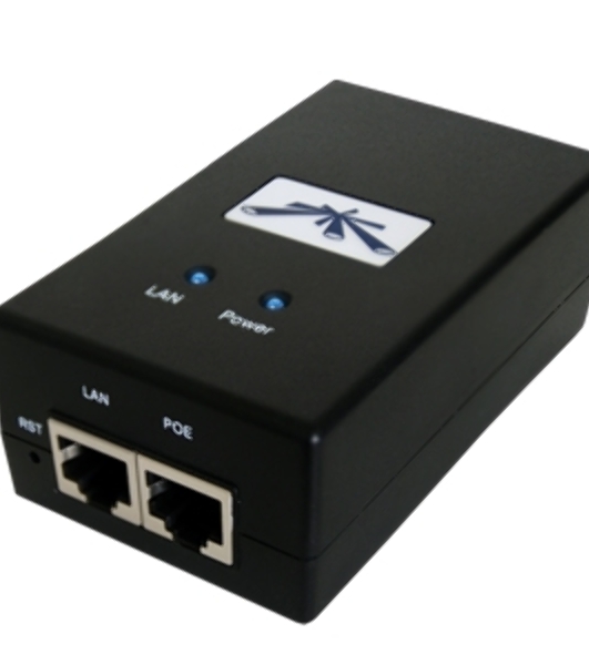 Сетевое оборудование UBIQUITI POE-24-12W(EU) блок питания с PoE, 220 VAC -> 24VDC, 0,5A - для абонентов