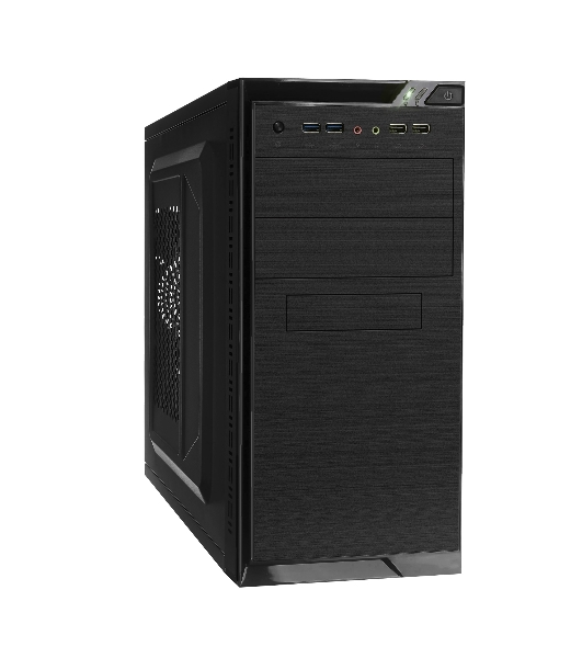 Компьютерный корпус Minitower ExeGate QA-412U Black, mATX, (XP450, Black, 120мм), 2хUSB+2хUSB 3.0, Audio