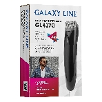 Набор для стрижки Galaxy Line GL 4170, черный, 3 Вт, вр. раб. до 1,5 ч, время зарядки около 2 ч, аккум. Li-Ion 3,7 В, емк. аккум. 600 мА*ч, лезвия из нерж. стали, шир. лезвия 30 мм, 16 полож. насадки-расчески (1 - 8,5 мм), индик. зар. аккум., USB зарядка, фото2