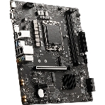 Материнская плата MSI PRO H610M-G DDR4, LGA 1700, Intel H610, 2xDDR4, 4xSATA, 1xM.2, 1xPCIe 4.0 x16, 1xPCIe 3.0 x1, 1xHDMI, 1xDP, 1xVGA, 1xRJ45 1Gb, 2xUSB-A 3.2 Gen 1, 4xUSB-A 2.0, 3x3.5мм, 7.1, mATX, фото3
