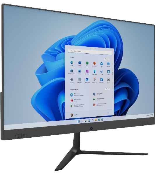 Моноблок IRU P233 23.8' Full HD i3 1005G1 (1.2) 8Gb SSD256Gb CR Windows 11 Professional GbitEth WiFi BT 120W Cam черный 1920x1080