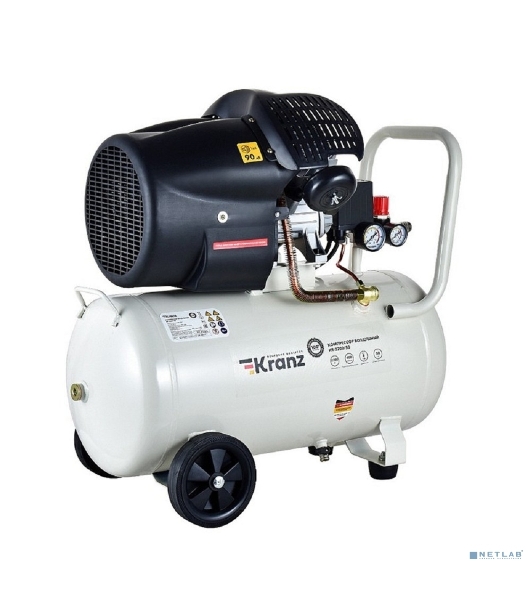 Компрессор воздушный Kranz KR-2200/50, 2200Вт, 400 л/мин, 50л