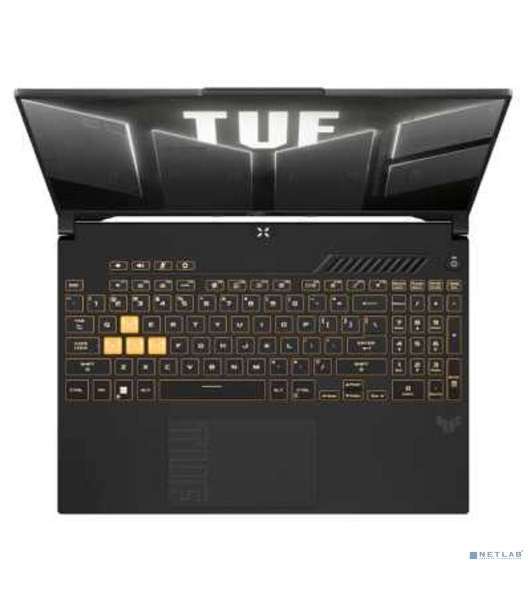 Ноутбук ASUS TUF F16 FX607VU-RL061 серый 90NR0N06-M002T0 16' (1920x1200 (матовый, 144Hz) IPS)/Intel Core 5 210H(2.2Ghz)/16384Mb/512PCISSDGb/noDVD/Ext:nVidia GeForce RTX 4050(6144Mb)/Cam/BT/WiFi/56WHr/war 1y/2.2kg/DOS