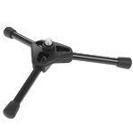 Настольная микрофонная стойка K&M 23110-316-55 высота 60 мм, складная конструкция, материал стойки - пластик, цвет черный, фото 1