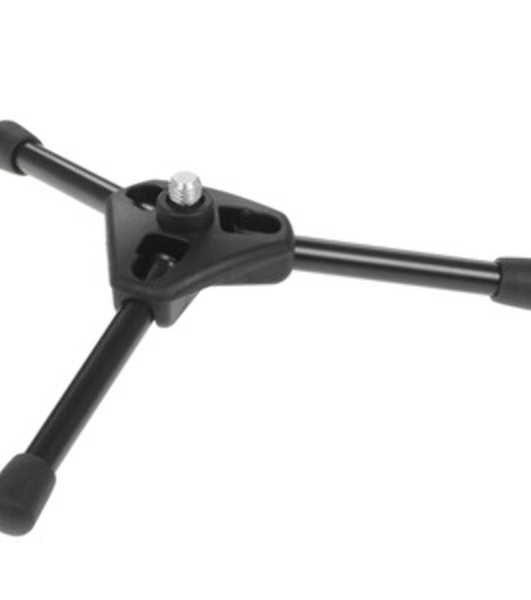 Настольная микрофонная стойка K&M 23110-316-55 высота 60 мм, складная конструкция, материал стойки - пластик, цвет черный