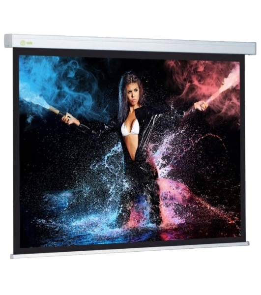 Экран Cactus 180x180см Wallscreen CS-PSW-180x180 1:1 настенно-потолочный рулонный белый