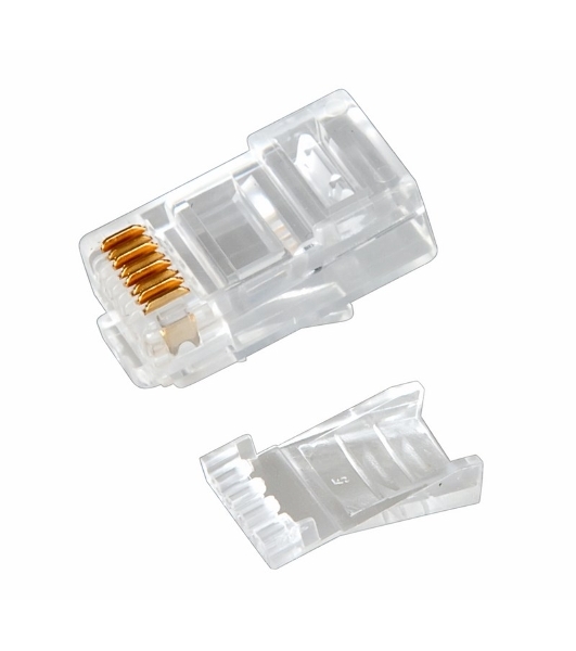 Разъем Rexant RJ-45(8P8C) под витую пару, UTP, категория 6, с вставкой