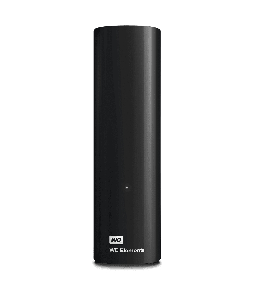 Внешний HDD 3.5' Western Digital Elements Desktop, 16TB, USB 3.2 Gen 1 Type-A, 5400 rpm, черный