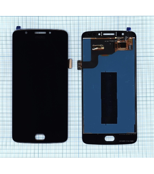 Дисплей для Motorola E4, черный