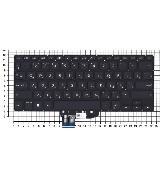 Клавиатура для ноутбука Asus VivoBook S430FA X430 черная