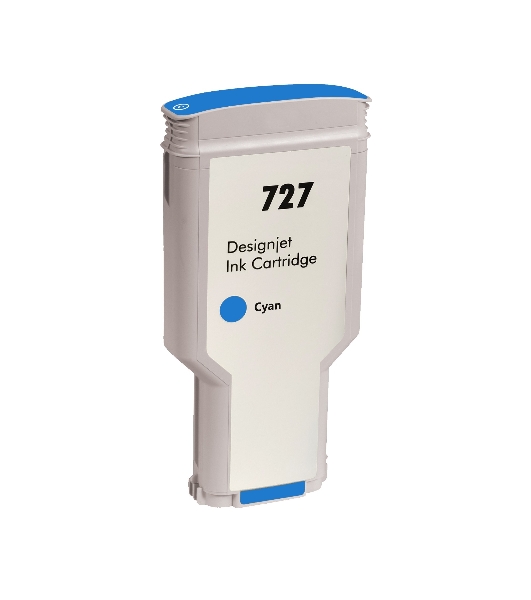 Картридж струйный NVPrint 727 (NV-F9J76A) Cyan для HP DesignJet T920/T930/T1500/T1530/T2500/T2530 (300 мл) совместимый