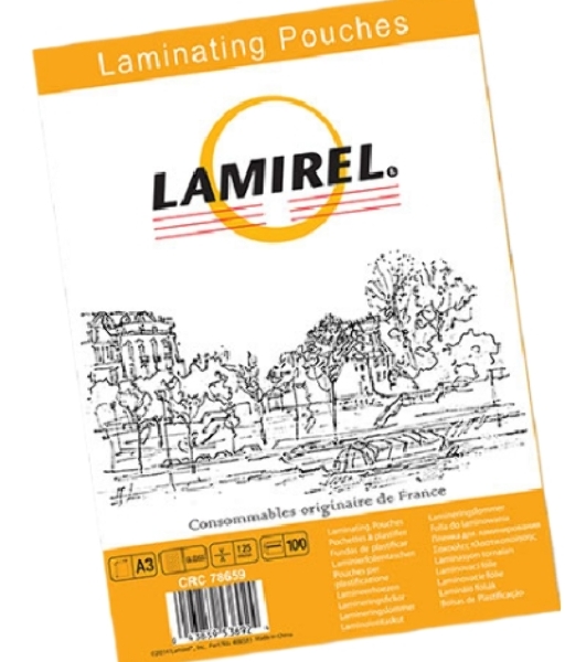 Пленка для ламинирования Lamirel А3, 125мкм, 100 шт.