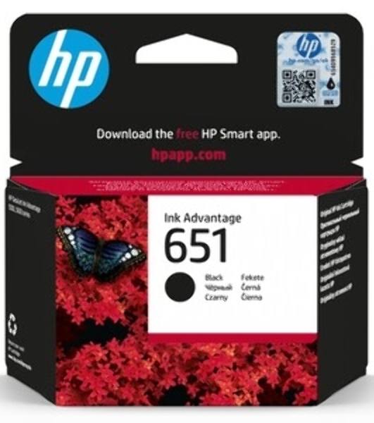 Картридж струйный HP 651 C2P10AE черный для HP DJ IA5575e (600 стр.)