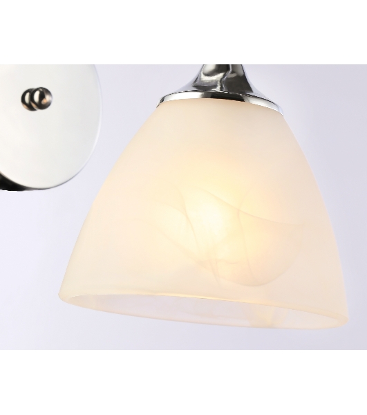 Светильник Ambrella light TR3045 CH/FR хром/белый матовый E27 max 40W 215*135*225