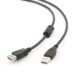 Кабель Gembird PRO USB 2.0 удлинительный 1.8м AM/AF позол.конт., фер.кол., пакет, фото6