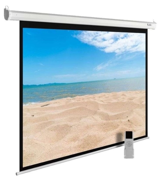 Экран Cactus 180x240см MotoExpert CS-PSME-240x180-WT 4:3 настенно-потолочный рулонный белый (моторизованный привод)