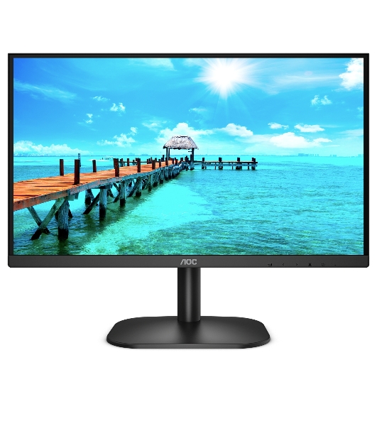 Монитор 27' AOC 27B2DM, VA 1920x1080, 75 Гц, 4 мс, 16:9, 250 кд/м², 1xHDMI, 1xDVI-D, 1xVGA, 1x3.5 мм, черный