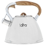 Чайник Lara LR00-66 (зеркальный) 3,0 л, свисток, индукционное капсулированное дно, ручка 'soft-touch', фото4