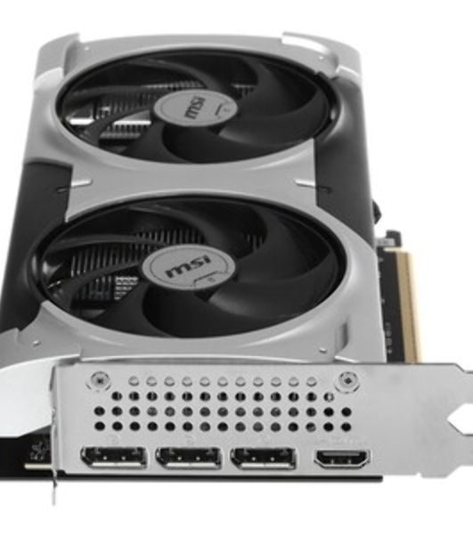 Видеокарта MSI RTX 5060 TI 8G VENTUS 2X PLUS, NVIDIA RTX 5060 Ti, 8 ГБ GDDR7, 128 бит, PCI-e 5.0, 1xHDMI, 3xDP, 2587 МГц