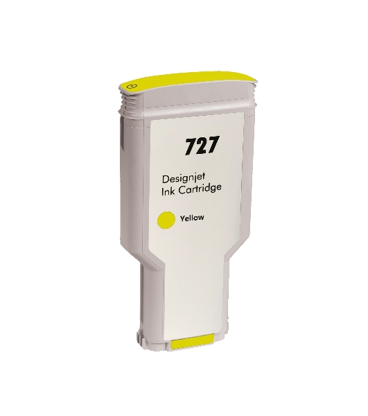 Картридж струйный NVPrint 727 (NV-F9J78A) желтый для HP DesignJet T920/T930/T1500/T1530/T2500/T2530 (300 мл) совместимый