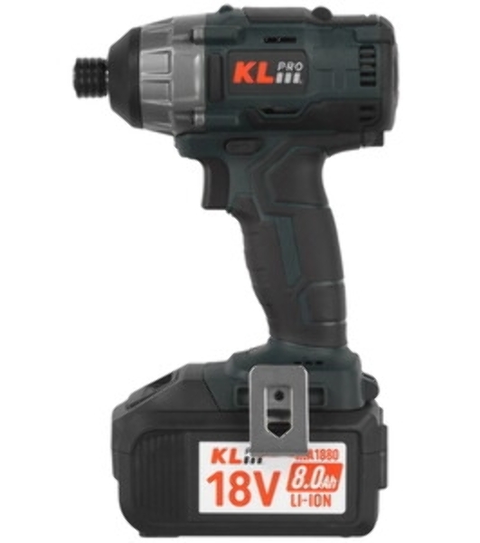 Профессиональный винтоверт ударный бесщеточный аккумуляторный KLPRO KLDV18B-20 (18 В/2,0 А·ч)