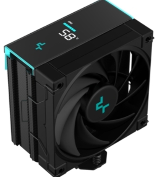 Устройство охлаждения(кулер) Deepcool AK400 Digital SE Soc-AM5/AM4/1200/1700/1851 черный 4-pin 19-28dB Al+Cu LCD 220W 812gr Ret (R-AK400-BKADMN-GJD)