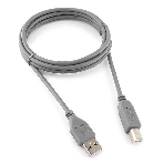 Кабель USB2.0 Pro Cablexpert CCP-USB2-AMBM-6G, AM/BM, 1.8м, экран, серый, фото5