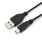 Кабель USB 2.0 Гарнизон GCC-USB2-AM5P-1M, AM/miniBM 5P, 1м, пакет, фото2