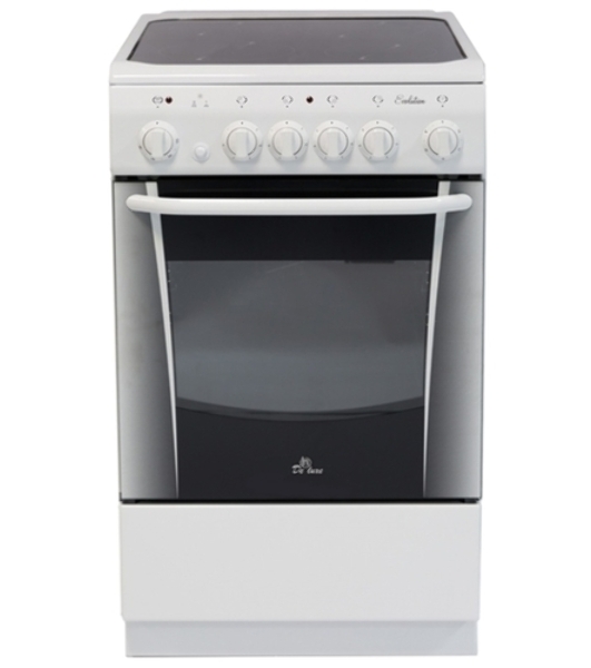 Плита электрическая De Luxe 506004.03ЭС белый, конфорок 4 шт, духовка 60 л, 50 см x 85 см x 60 см