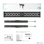 Кронштейн ONKRON TM6 для телевизора 43'-85' наклонный, черный, фото31