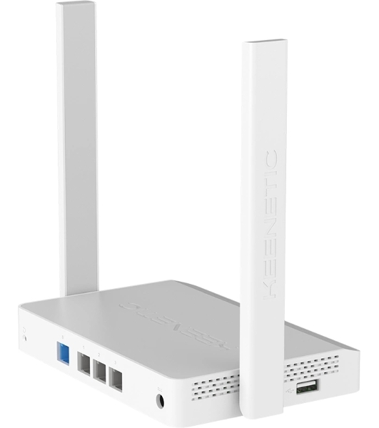 Интернет-центр Keenetic Extra (KN-1714) с Mesh Wi-Fi 5 AC1200, 4-портовым Smart-коммутатором и портом USB