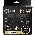Кабель аудио-видео Cactus CS-HDMI.2.1-3 HDMI (m)/HDMI (m) 3м. позолоченные контакты серебристый, фото3
