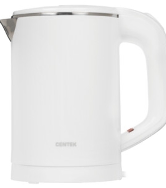 Чайник электрический Centek CT-0006 белый, 1100 Вт, 0.6 л