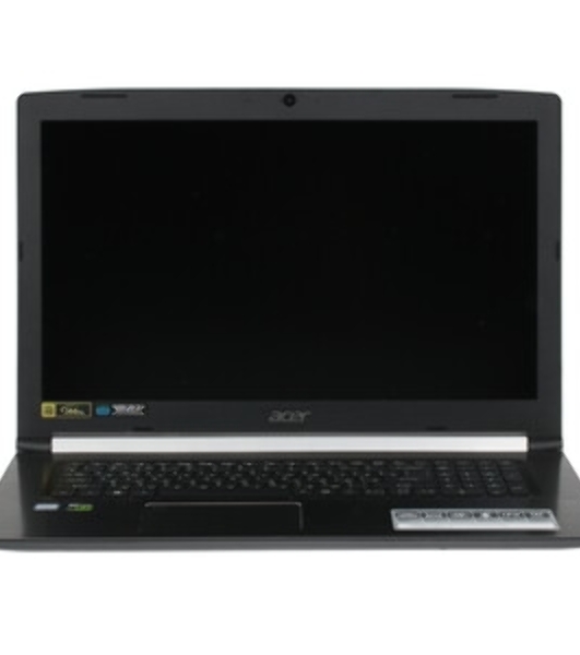 Клавиатура для ноутбука Acer Aspire 7 A717-72 черная с подсветкой