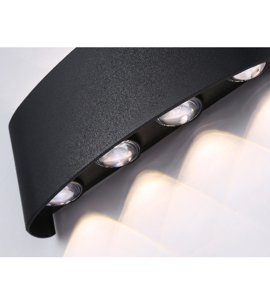 Светильник Ambrella light ST4464/8 BK черный IP65 LED 4200K 8W 210*80*46