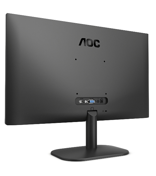 Монитор 27' AOC 27B2DM, VA 1920x1080, 75 Гц, 4 мс, 16:9, 250 кд/м², 1xHDMI, 1xDVI-D, 1xVGA, 1x3.5 мм, черный