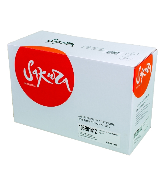 Картридж лазерный Sakura 106R01412 для Xerox P3300, черный, 8000 к.