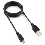 Кабель Гарнизон Кабель USB 2.0, AM/miniBM 5P, 1.8м, пакет (GCC-USB2-AM5P-1.8M), фото 1