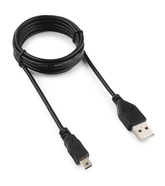 Кабель Гарнизон Кабель USB 2.0, AM/miniBM 5P, 1.8м, пакет (GCC-USB2-AM5P-1.8M)