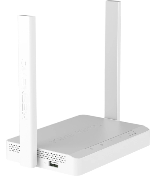 Интернет-центр Keenetic Extra (KN-1714) с Mesh Wi-Fi 5 AC1200, 4-портовым Smart-коммутатором и портом USB