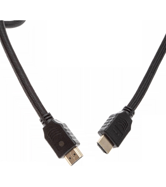 Кабель аудио-видео Cactus CS-HDMI.2-1 HDMI (m)/HDMI (m) 1м. позолоченные контакты черный