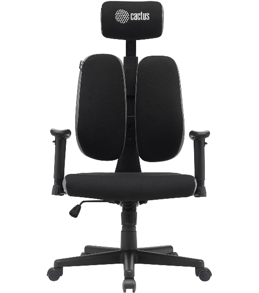 Кресло Cactus CS-CHR-MC03-BKGY черный, сетка