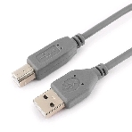 Кабель USB2.0 Pro Cablexpert CCP-USB2-AMBM-6G, AM/BM, 1.8м, экран, серый, фото7