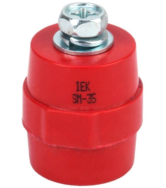 Изолятор SM35 (М8) силовой с болтом IEK YIS11-35-10-B