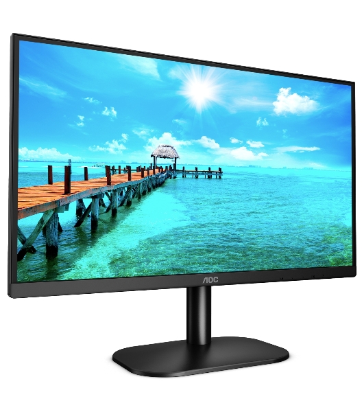 Монитор 27' AOC Value Line 27B2QAM VA 1920x1080, 75 Гц, 4 мс, 16:9, 250 кд/м², 1xHDMI, 1хDP, 1x3.5 мм, черный