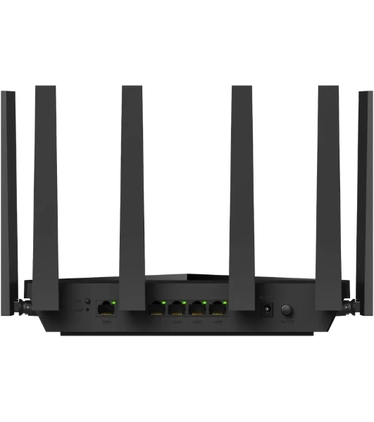 Маршрутизатор Cudy APP BE6500 2.5G Dual Band Wi-Fi 7 Mesh Router, Chipset Broadcom, 802.11be/ax/ac/a/b/g/n, 5764Mbps at 5GHz + 688Mbps at 2.4GHz, 1 x 2.5Gbps WAN Port, 4 x 10/100/1000Mbps Ports, 6 x 5dBi fixed antennas, WiFi router/AP/Repeater/WISP Mode, PPTP/L2TP/OpenVPN/WireGuard, MLO, MU-MIMO, Guest network, WPS, DDNS, IPv6, IPTV, WOL, WPA3, TR069/TR098/TR111/TR181