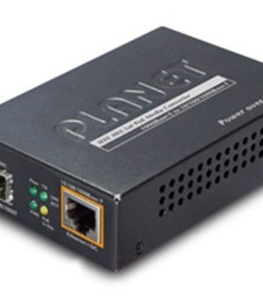 GTP-805A Медиаконвертер IEEE802.3af/at PoE 10/100/1000Base-T to MiniGbIC (SFP) Converter