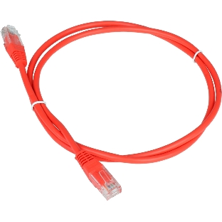Патч-корд LANMASTER TWT UTP cat.5e, с заливными колпачками, 20.0 м, оранжевый