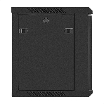 Шкаф телекоммуникационный 19' настенный 9U ExeGate EC-WM-9U.450.G.BLACK (19', 9U, 600x450x500 мм (ШхГхВ), передняя дверь закаленное стекло, съемные боковые панели, пыле- и влагозащита IP23, черный RAL 9004), фото6